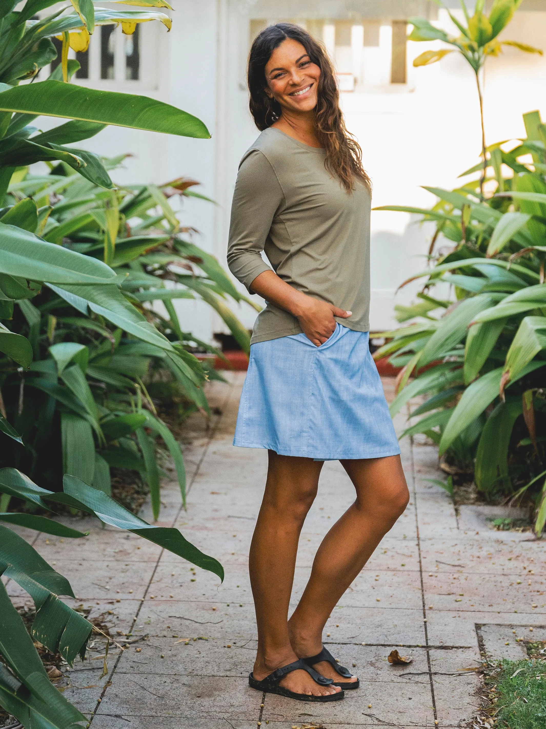 Olive | Everyday 3/4 Sleeve