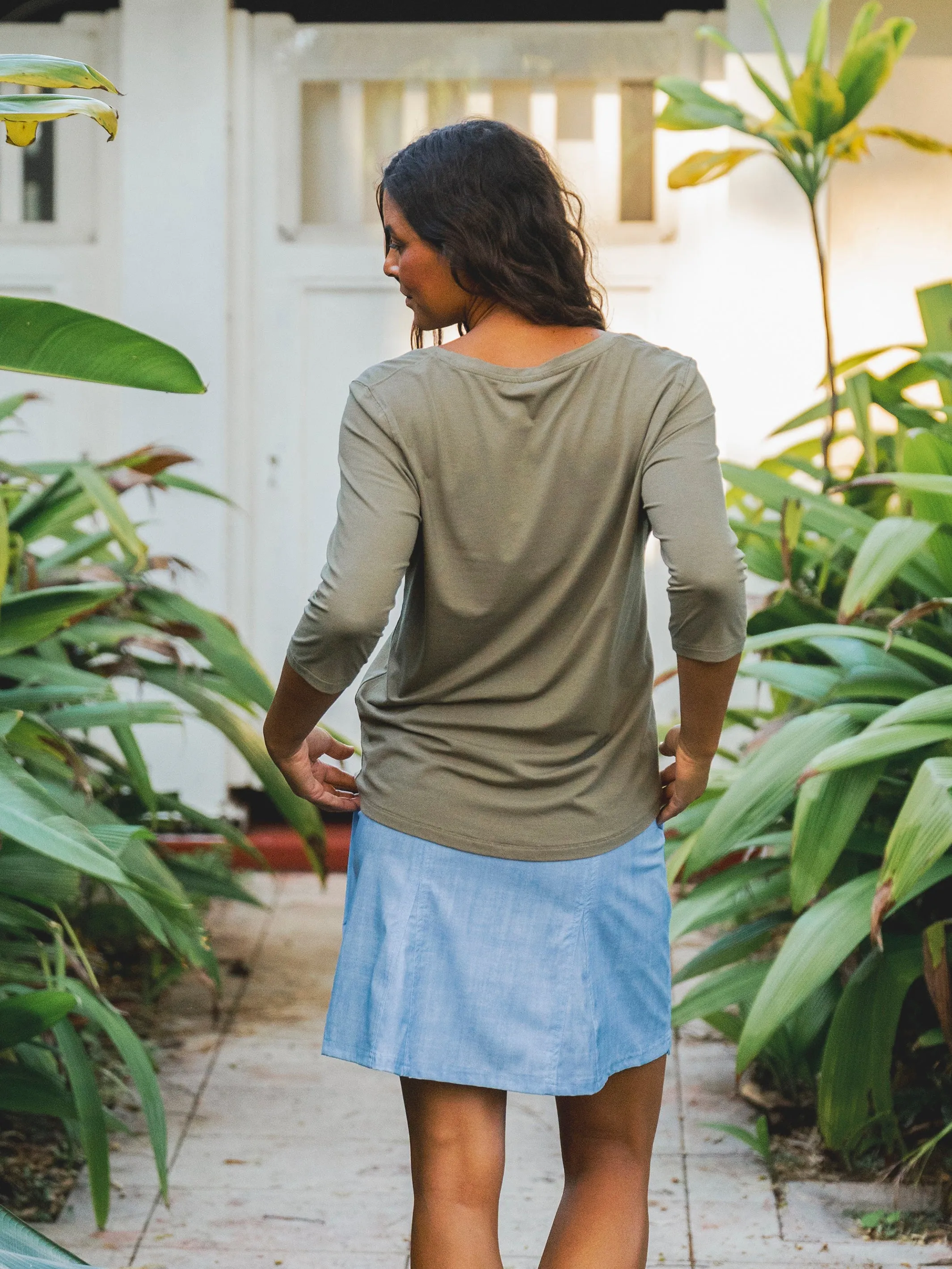 Olive | Everyday 3/4 Sleeve