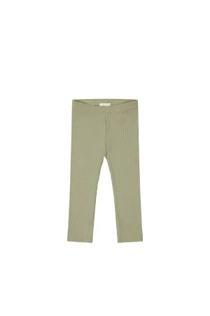 Organic Cotton Modal Legging - Tea Tree