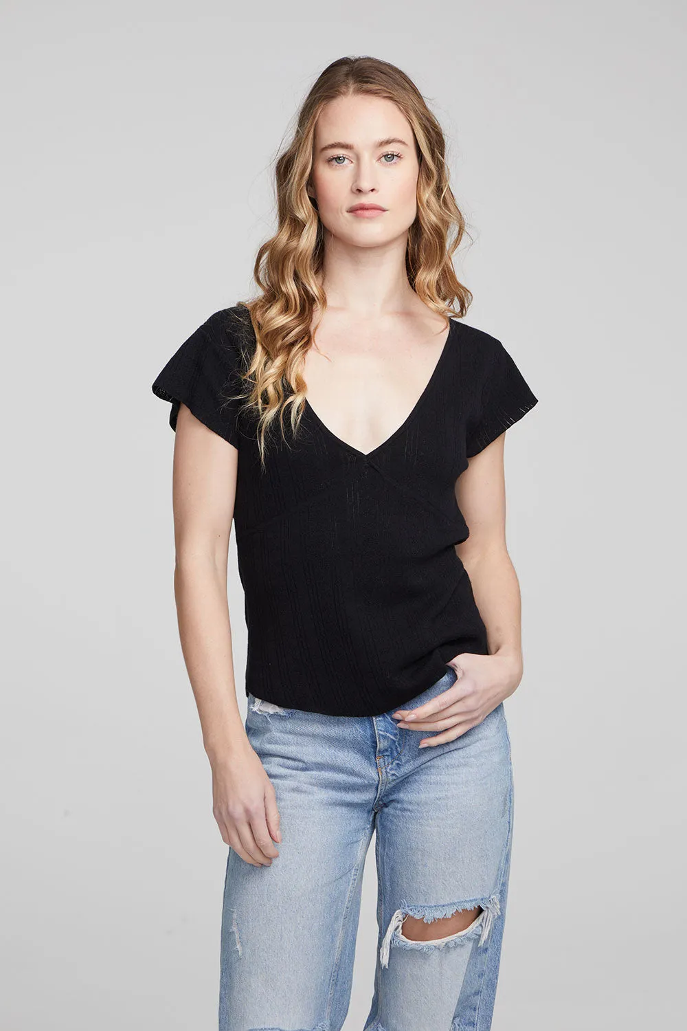 Page Shadow Star Black Tee
