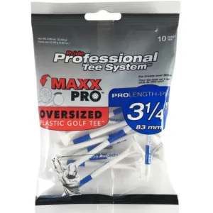Paq. 10 tees Maxx Pro PTS 3 1/4 Pride Sports