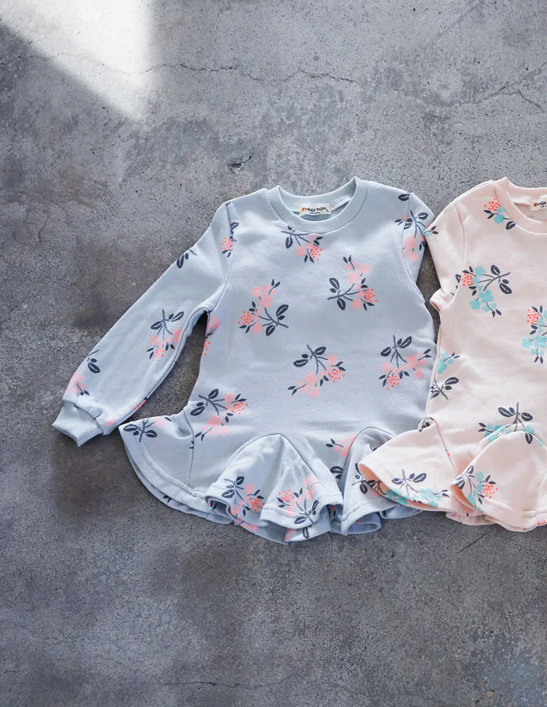 Pastel Flower Tunic Blue
