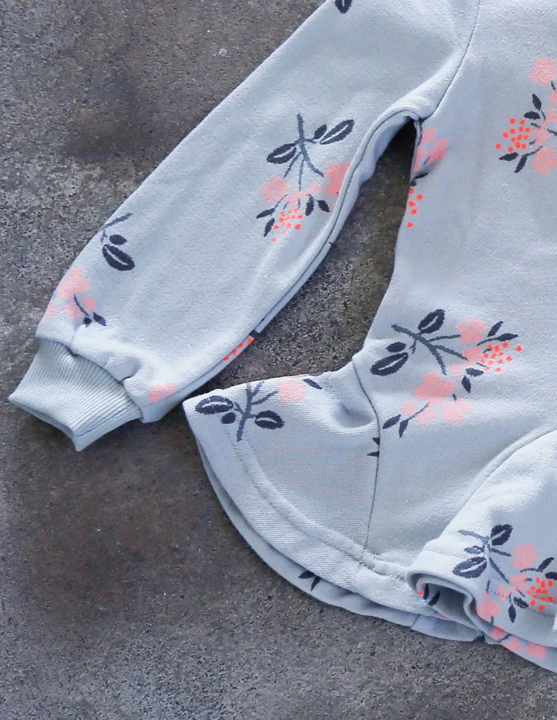 Pastel Flower Tunic Blue