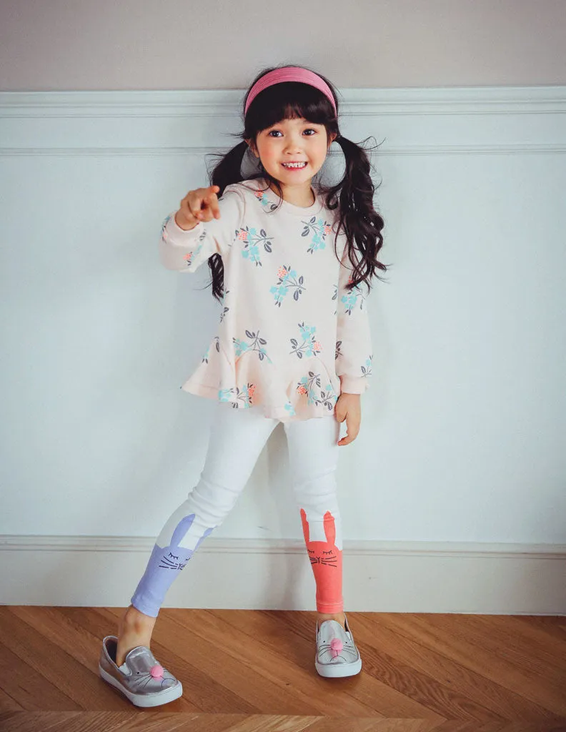 Pastel Flower Tunic Blue
