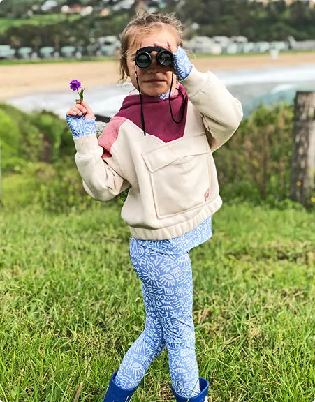 Periwinkle Tribal Leggings