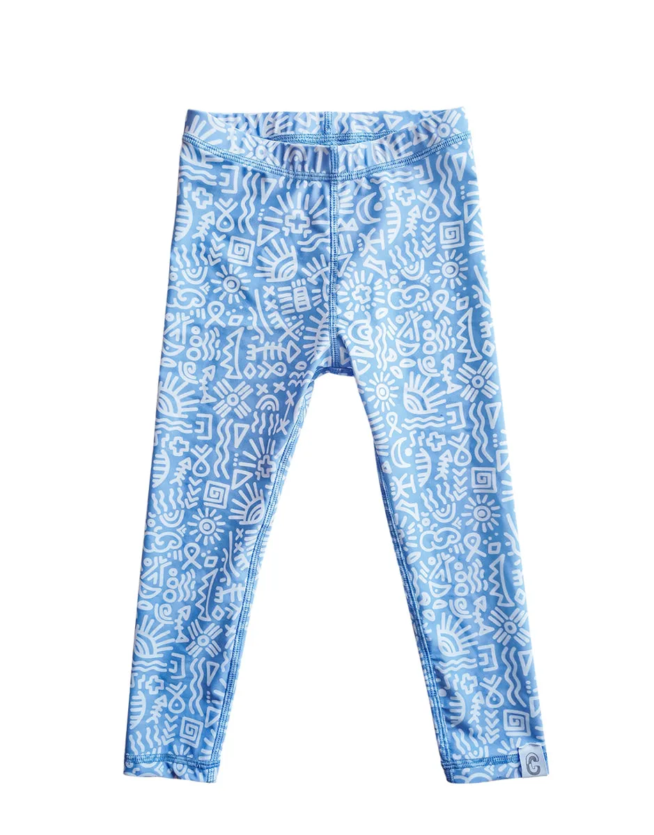 Periwinkle Tribal Leggings