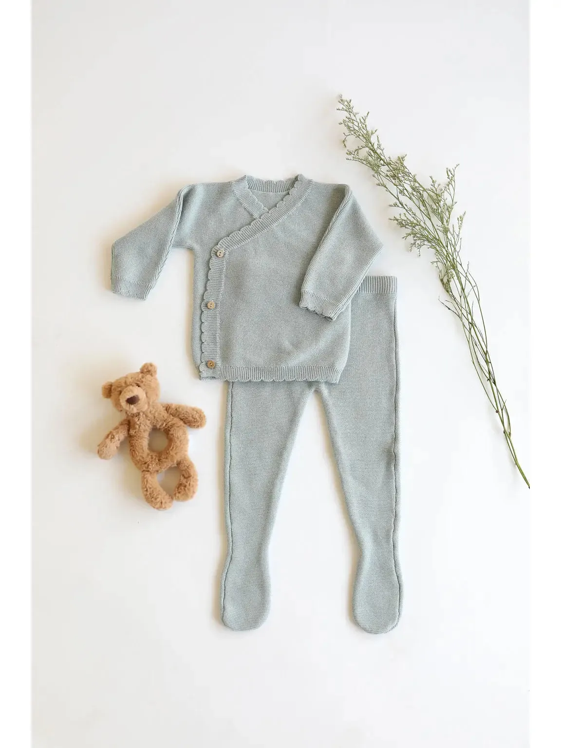 Petite Knit Set || Dove