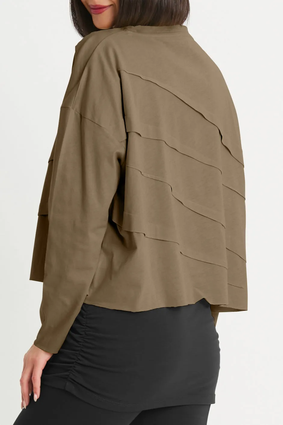 Pima Cotton Mini Tucked Tee