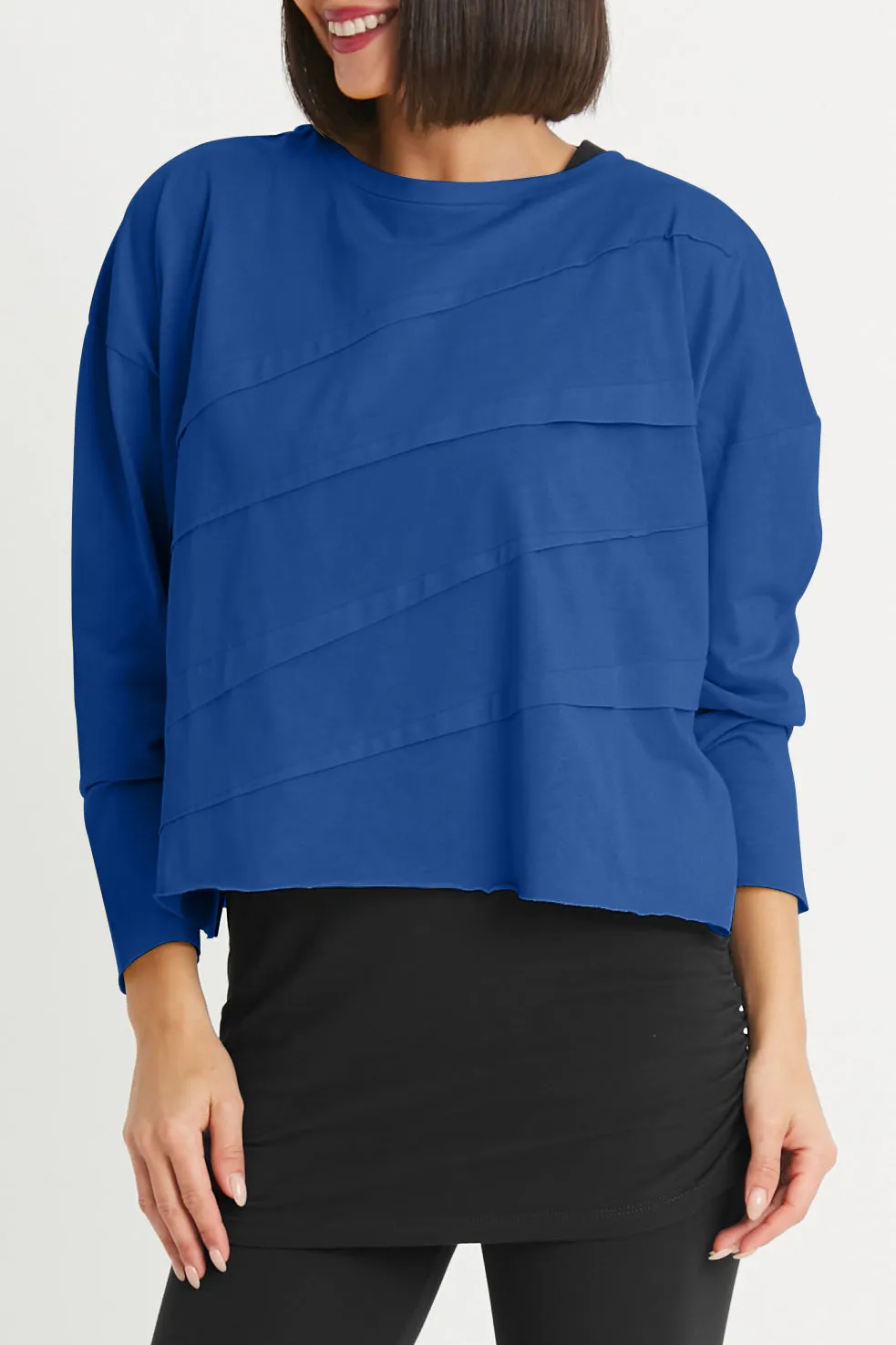 Pima Cotton Mini Tucked Tee