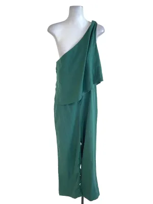 Pine Green Asymmetric Jumpsuit