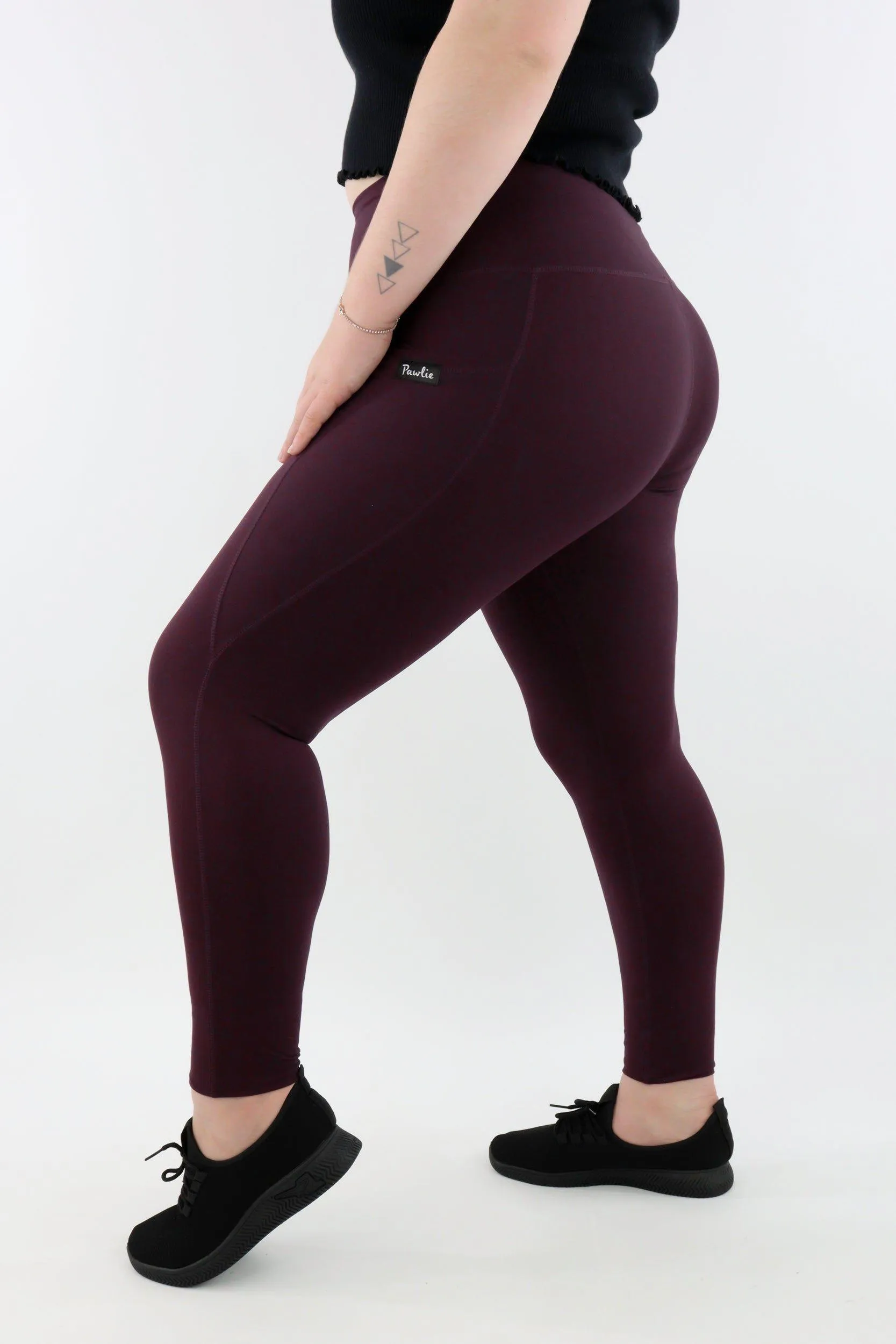 Plum - Hybrid 2.0 - Leg Pockets - Full Leggings