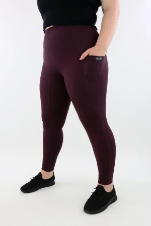 Plum - Hybrid 2.0 - Leg Pockets - Full Leggings