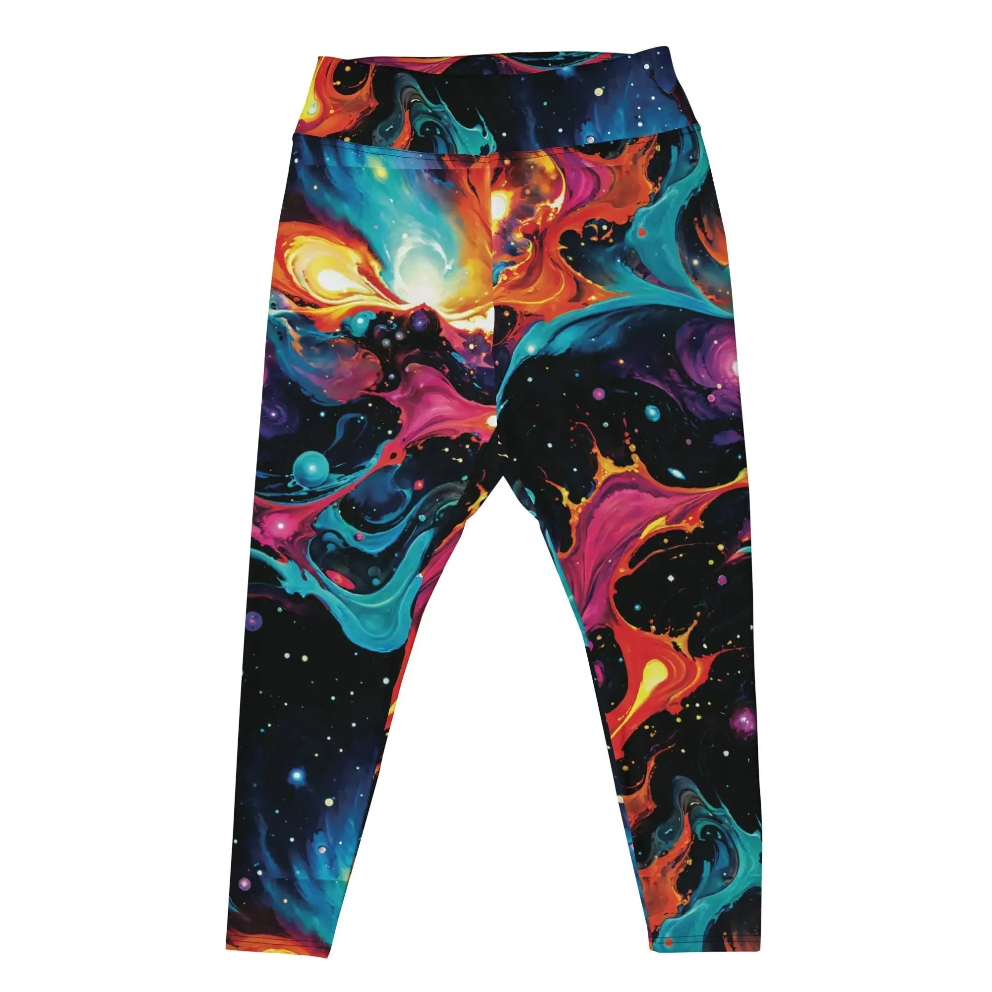 Plus Size Leggings - Astral Tempest