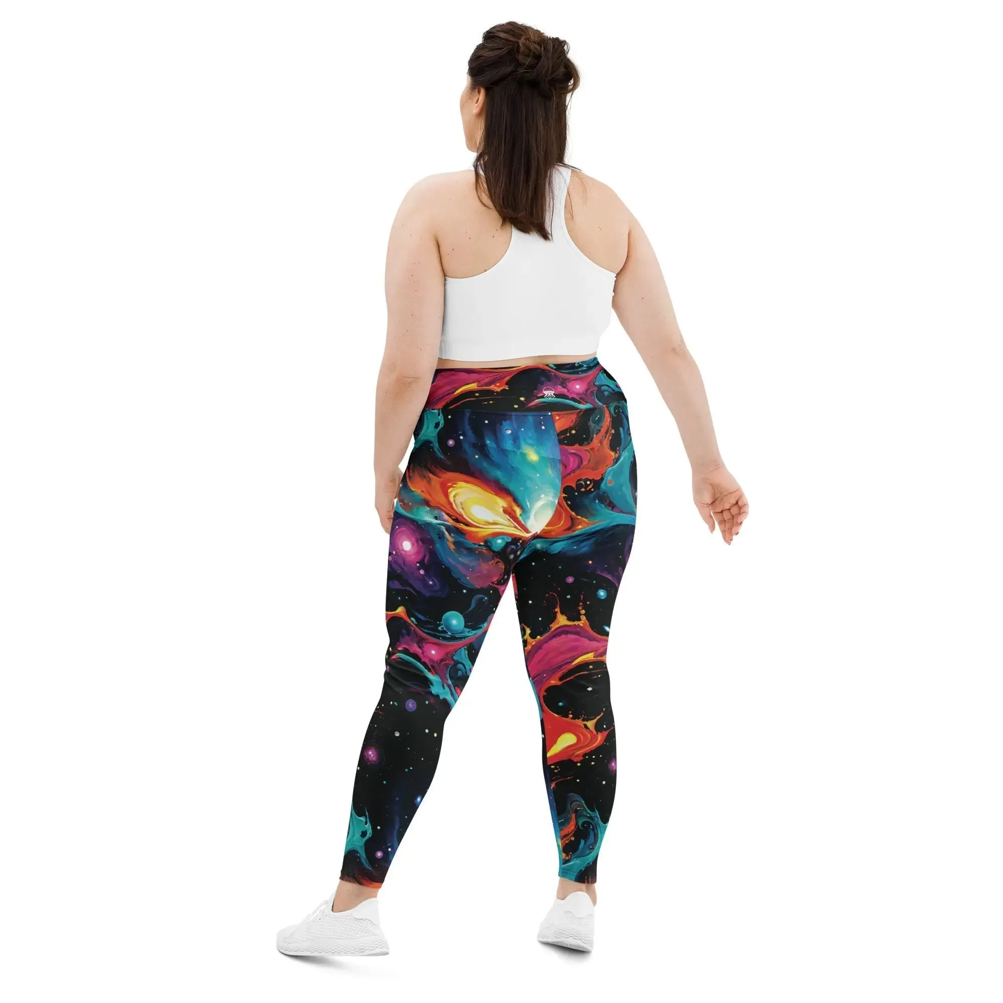Plus Size Leggings - Astral Tempest