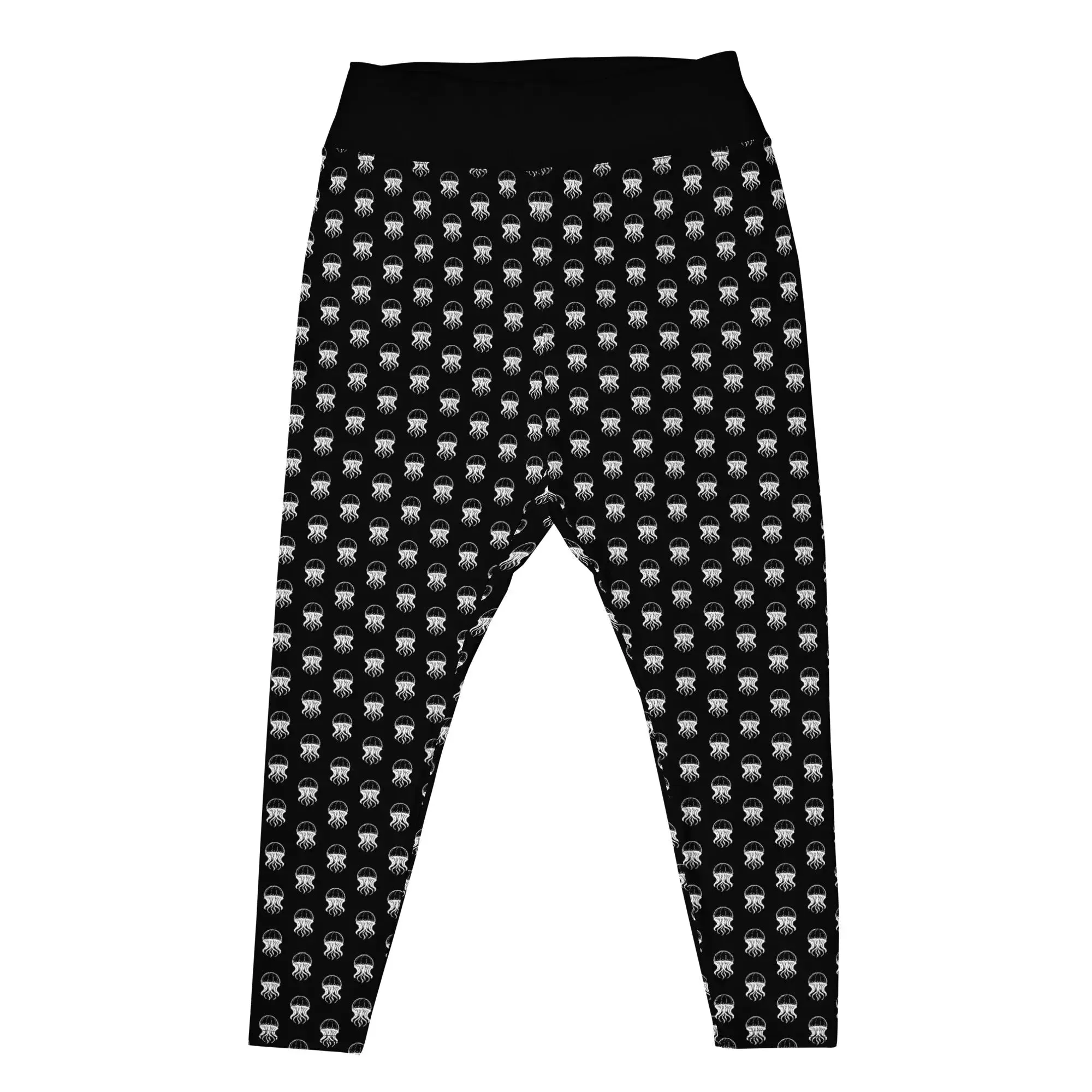 Plus Size Leggings - Jellyfish Invaders