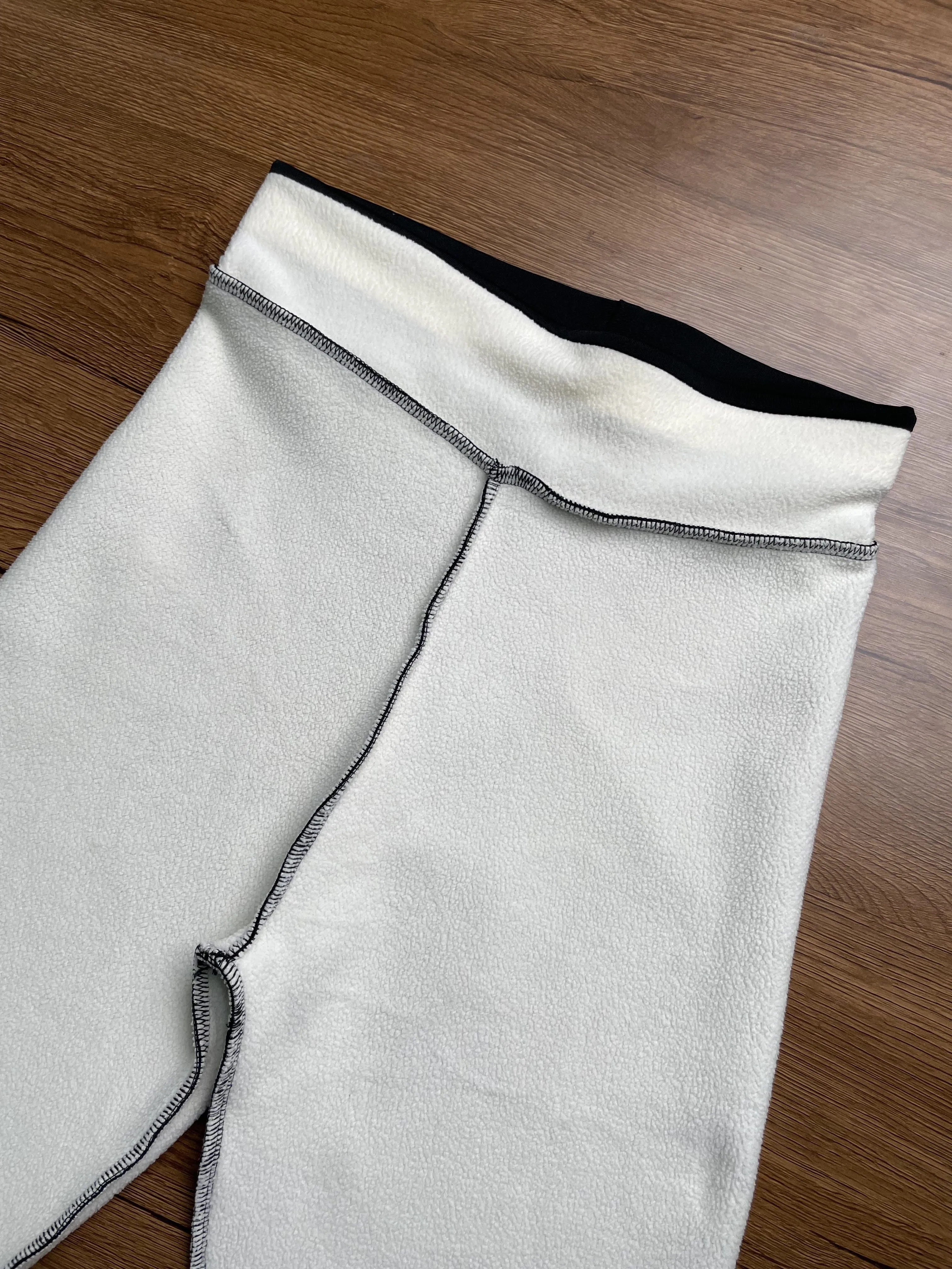 Plush Lined High Waist Thermal Leggings, Soft & Comfy Solid Color Elastic Tights For Fall & Winter, Women's Sleepwear & Loungewear
