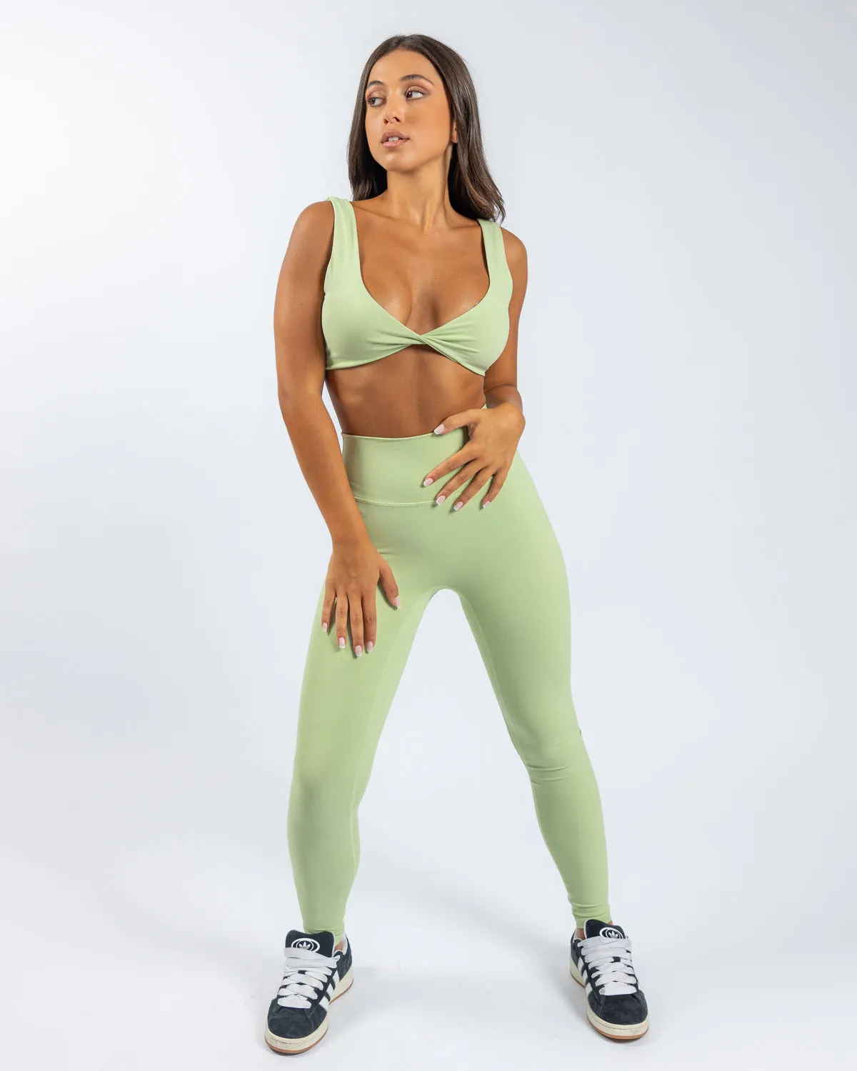 Power Leggings - Light Green