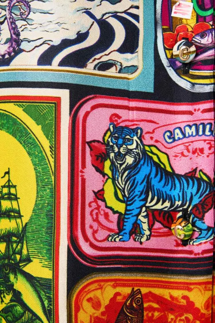 Pyjama Shirt in Sal Do Mar