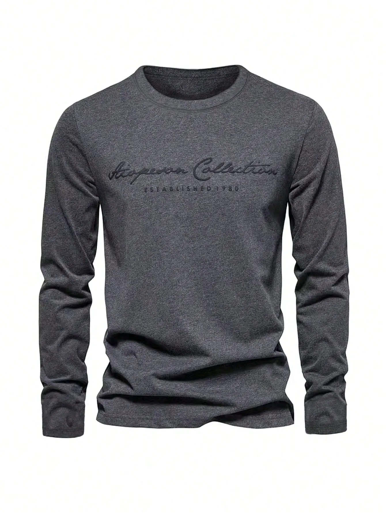 QA Homme Men's Letter Print T-shirt