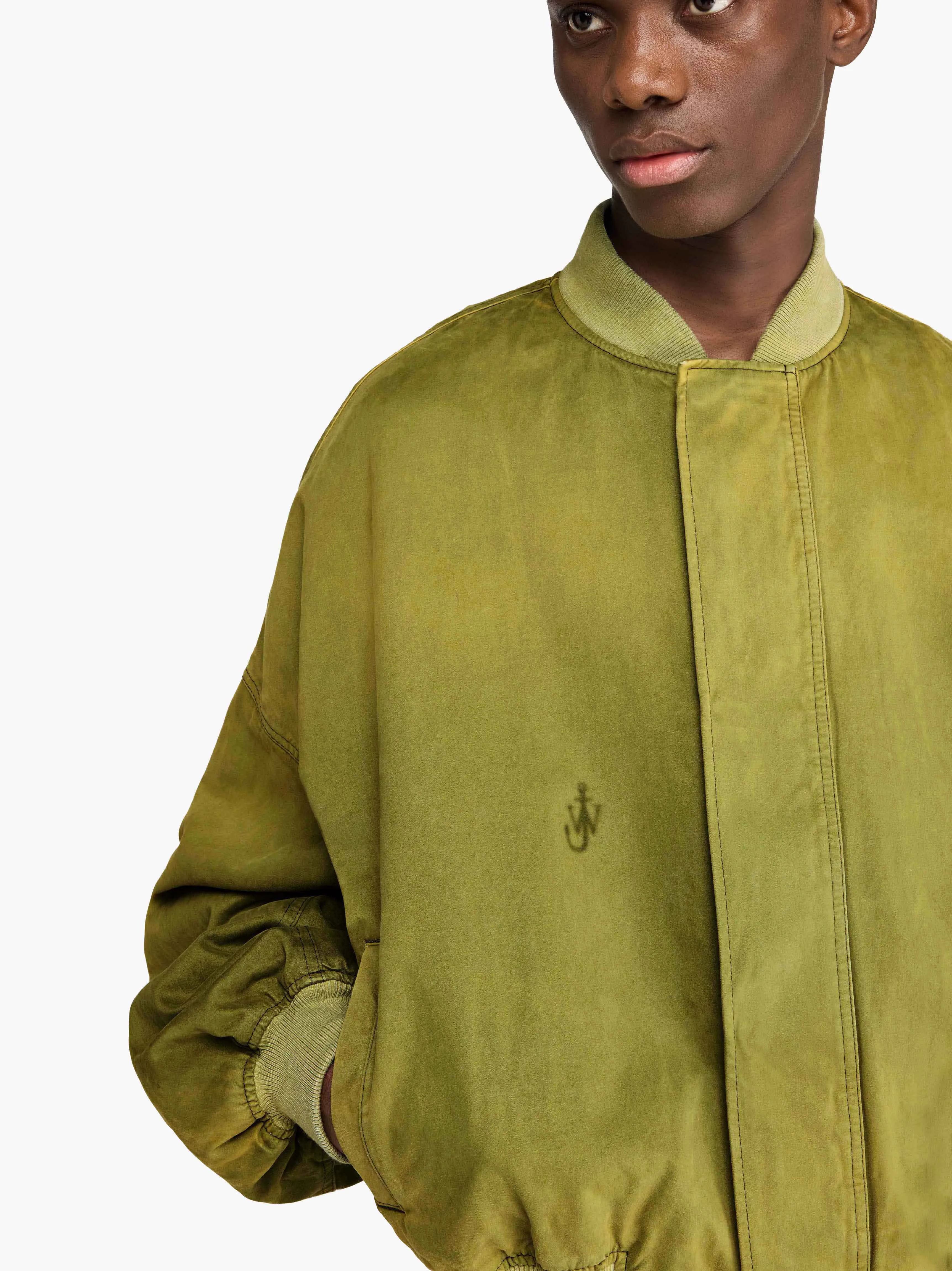 RELAXED COTTON BOMBER JACKET