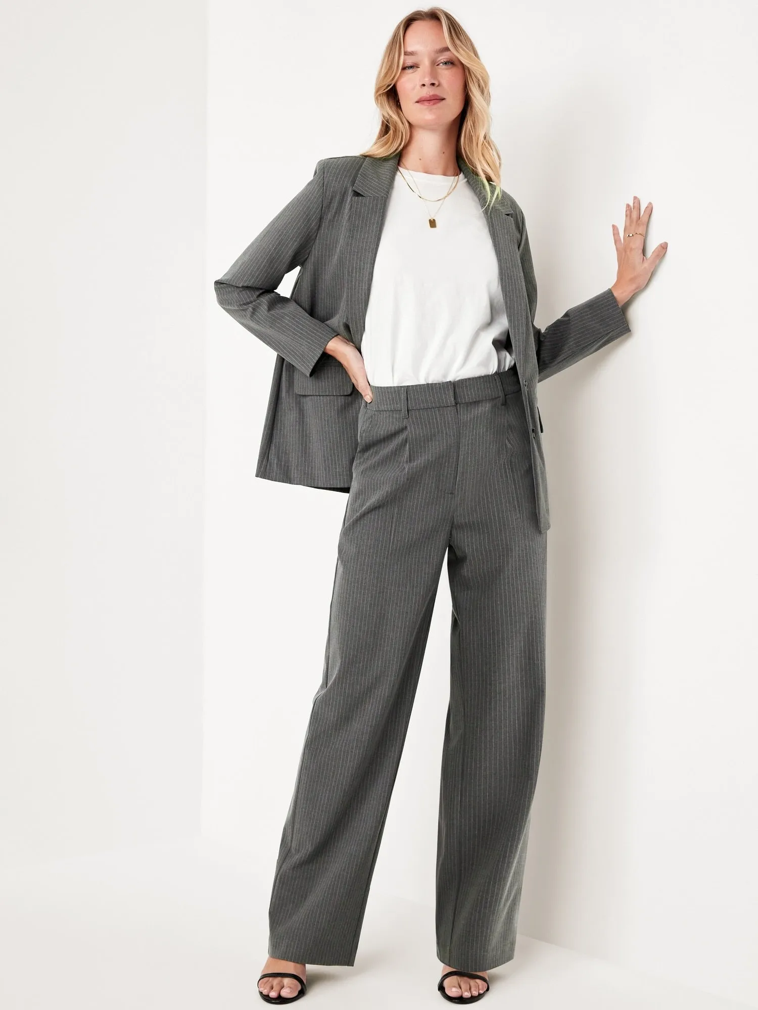Relaxed Twill Blazer