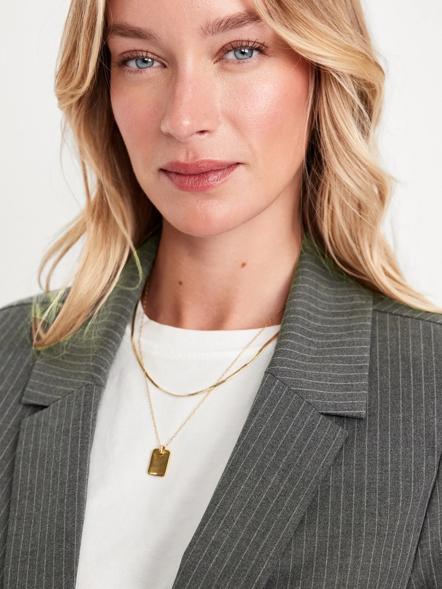 Relaxed Twill Blazer