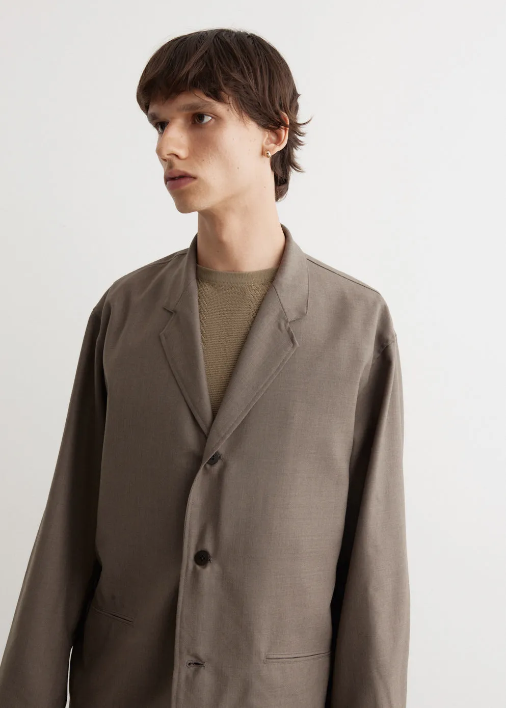Relaxed Wool Blazer