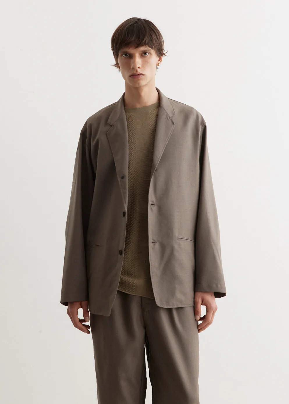 Relaxed Wool Blazer