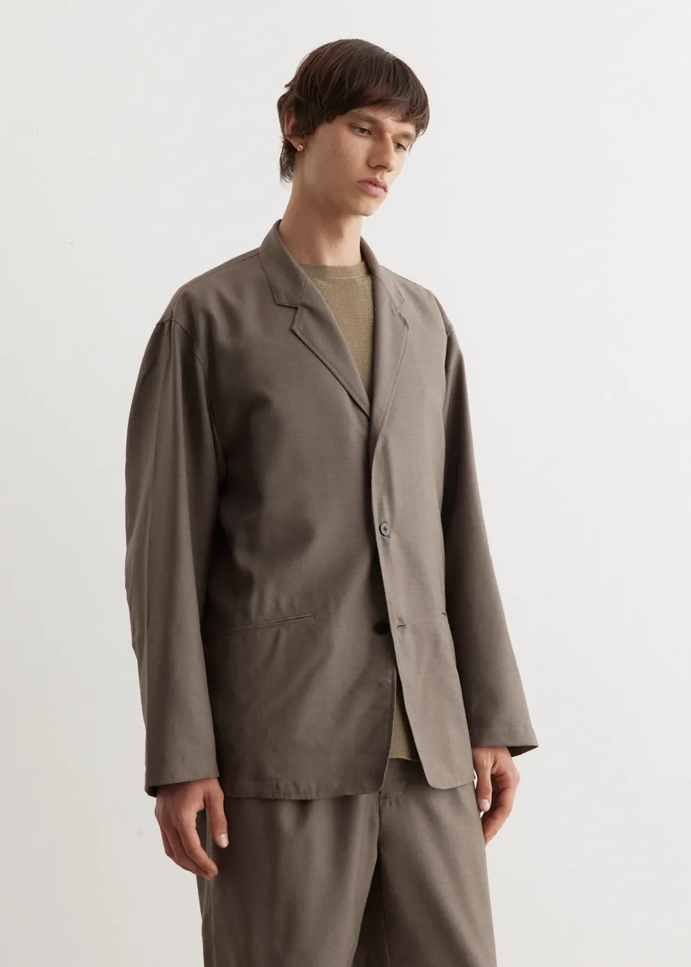 Relaxed Wool Blazer