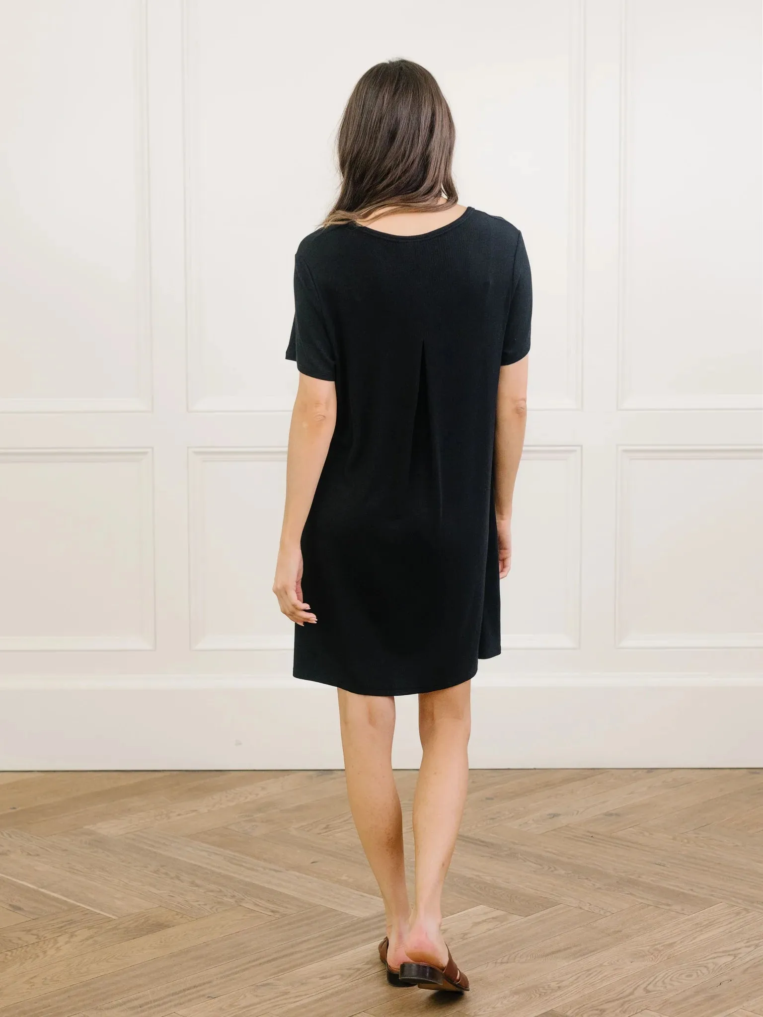 Rib-Knit Dress
