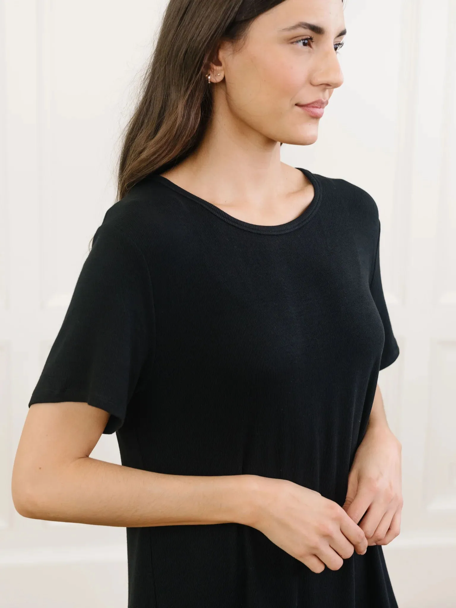 Rib-Knit Dress