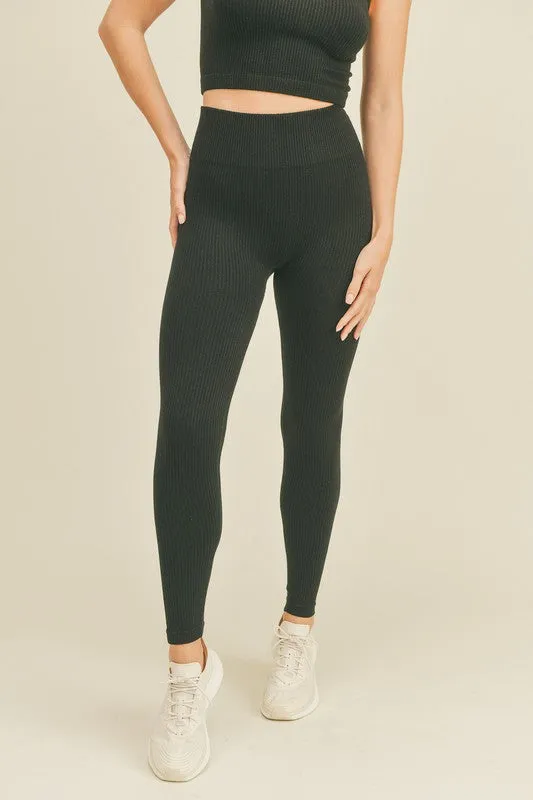 Ribbed leggings- FINAL SALE