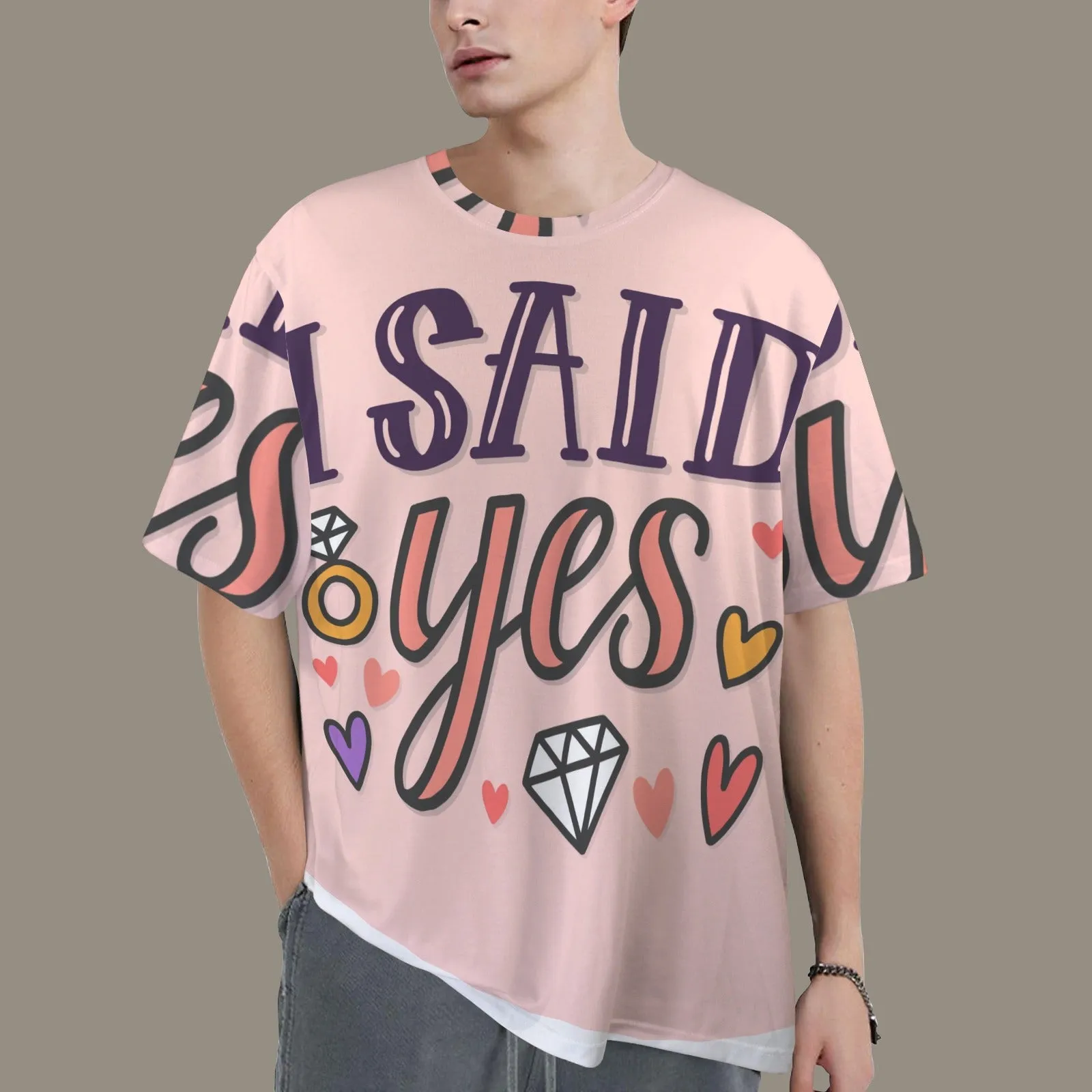 Round Neck Loose T-Shirts