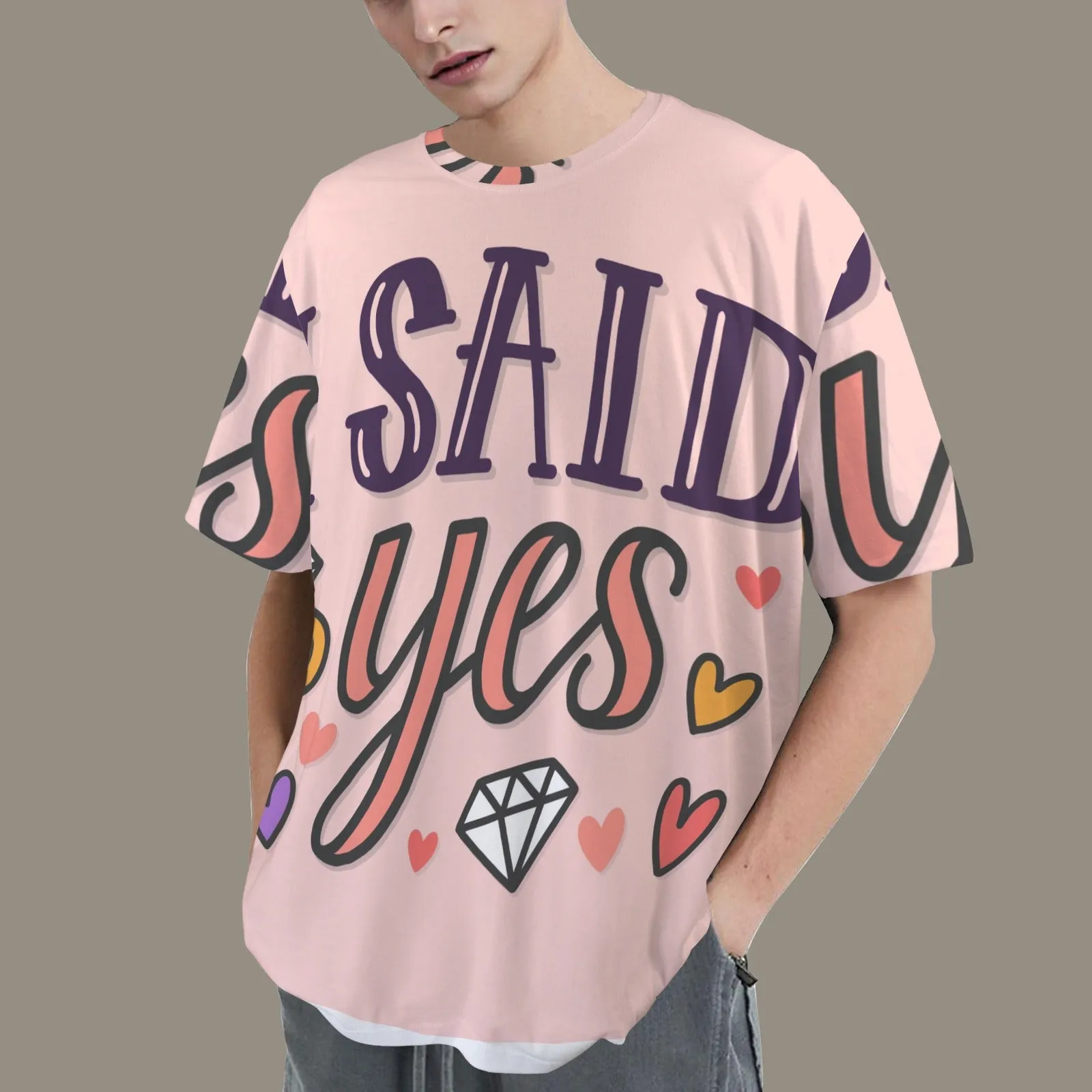 Round Neck Loose T-Shirts