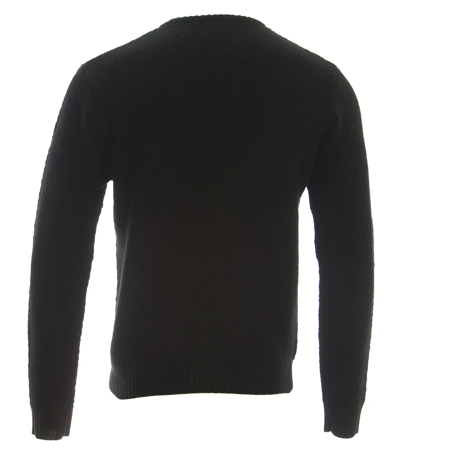 SATURDAYS NYC Men's Black Everyday Bubble Knit Sweater $240 NWT