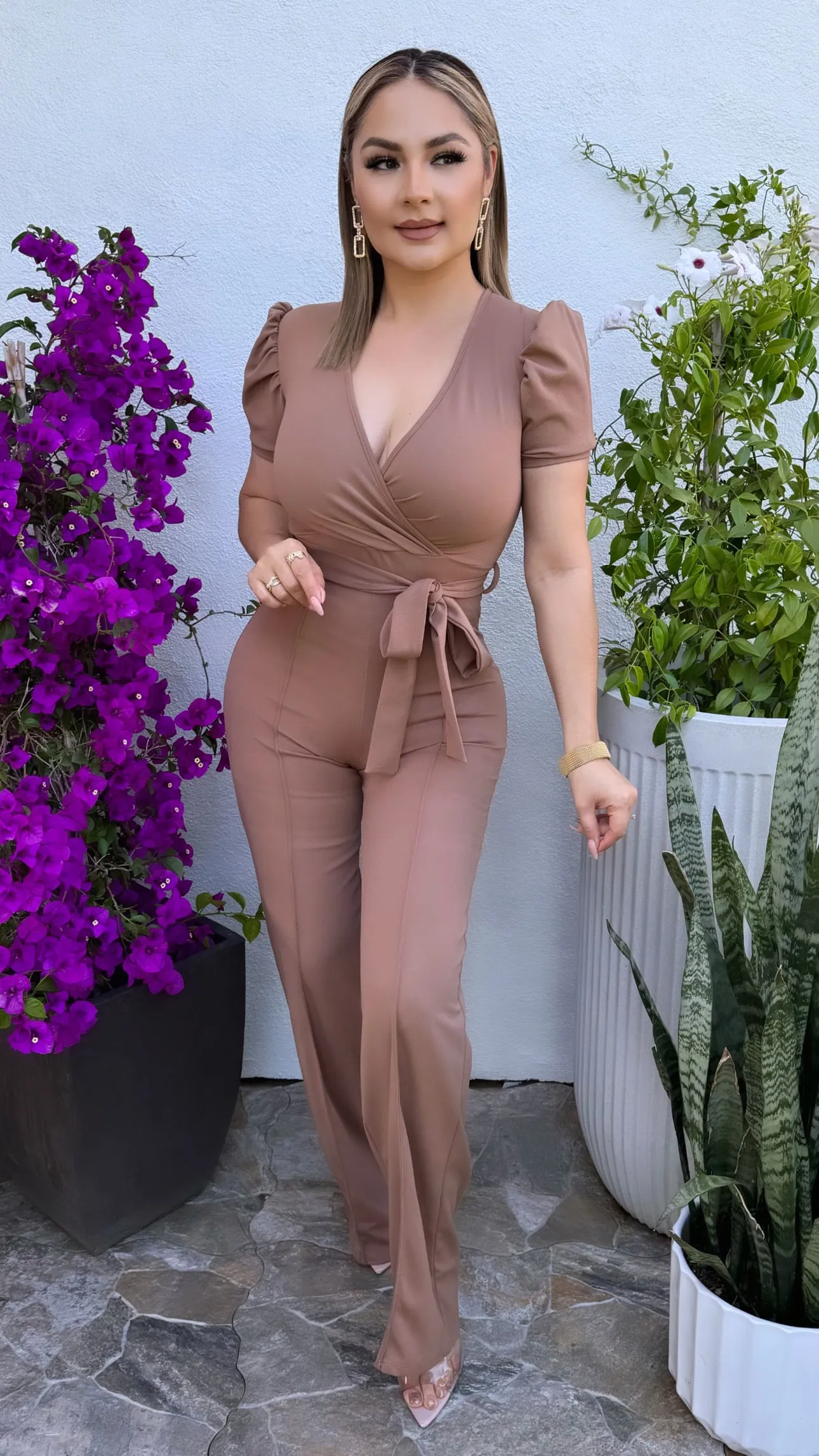 SCARLET BROWN JUMPSUIT