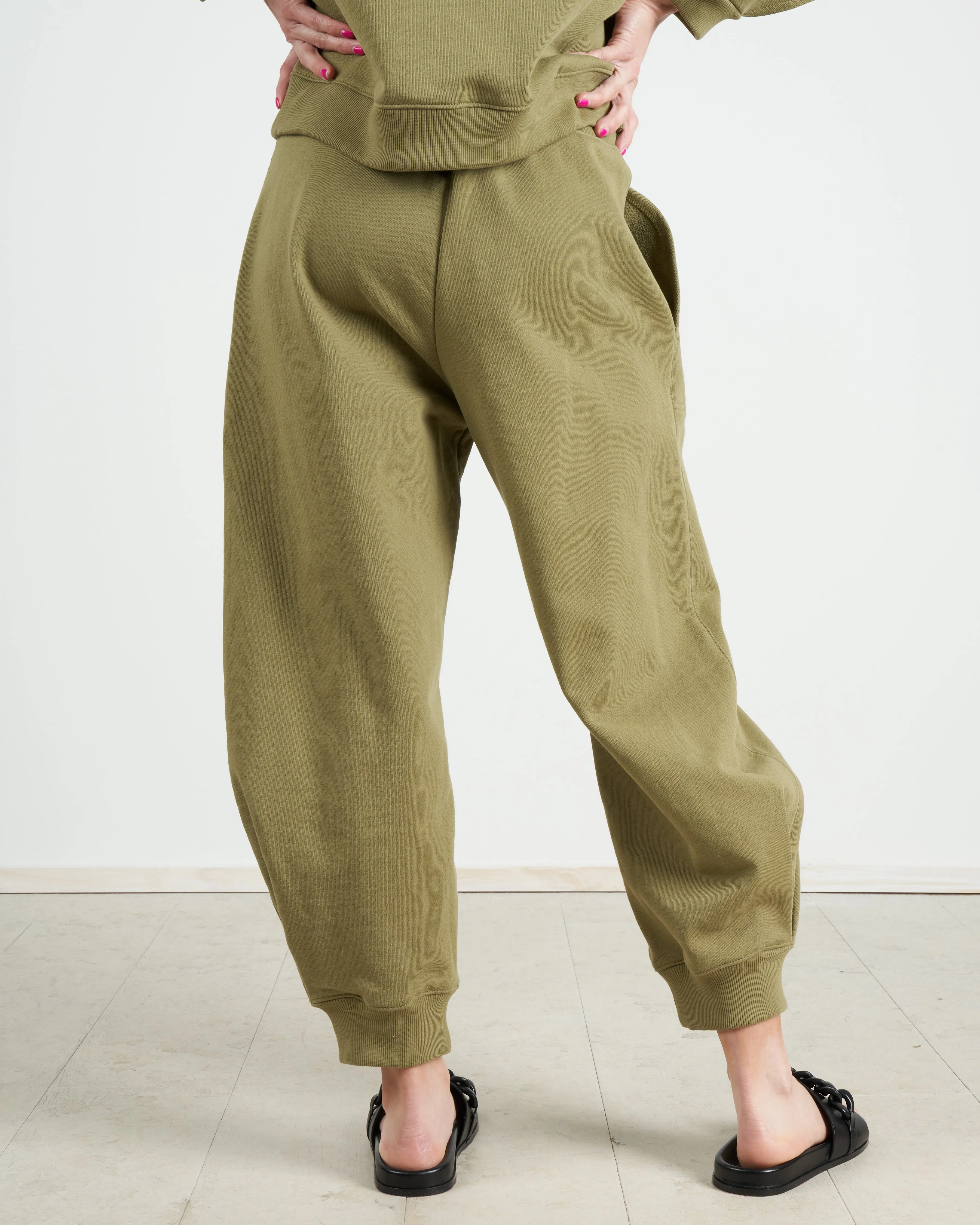 sculpted sweatpant - moss