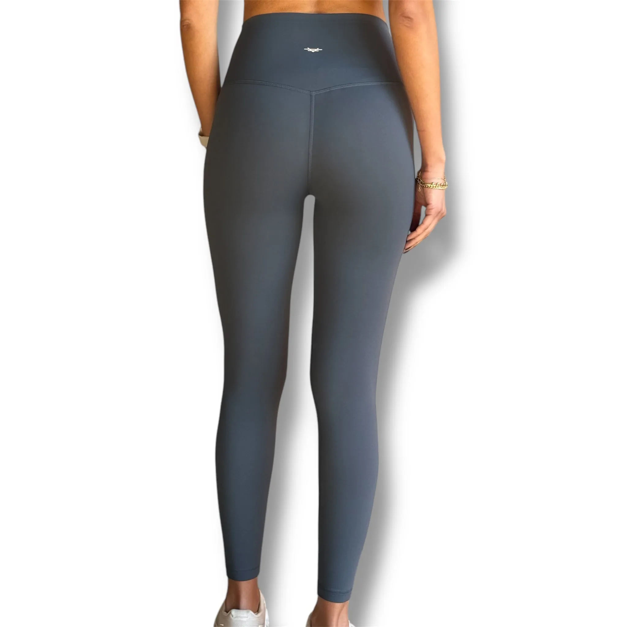 Seamless Front Basic Leggings - Patriot Blue