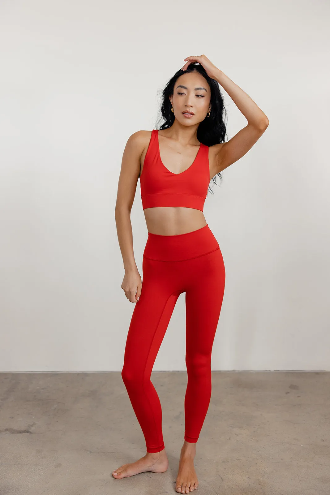 SECOND SKIN LEGGING - RED