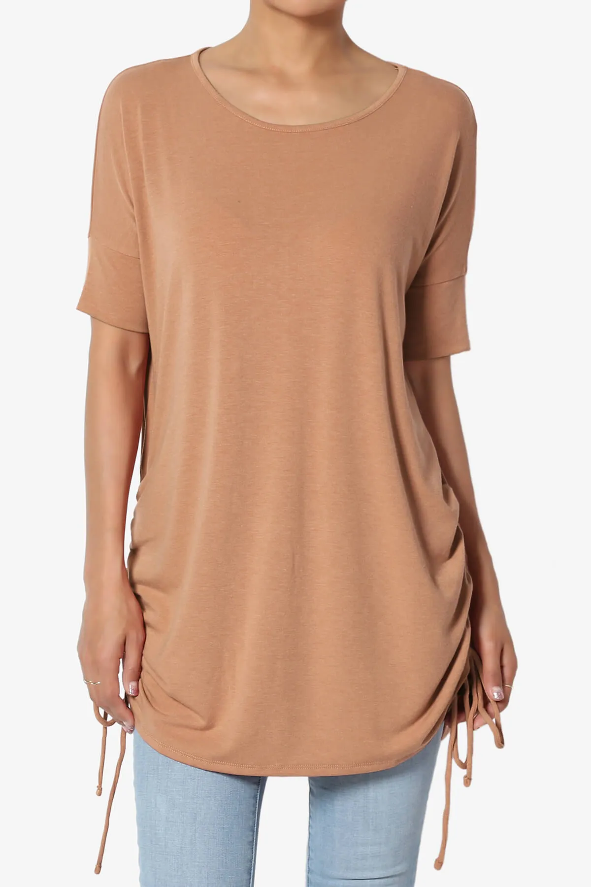 Selenna Jersey Ruched Top PLUS