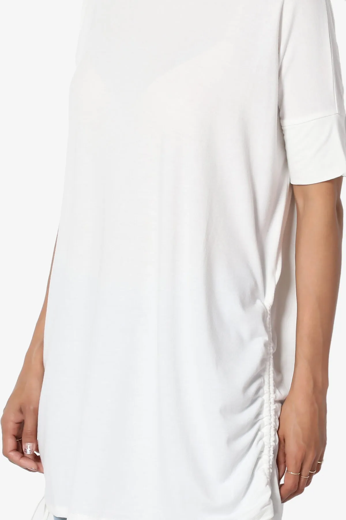 Selenna Jersey Ruched Top PLUS