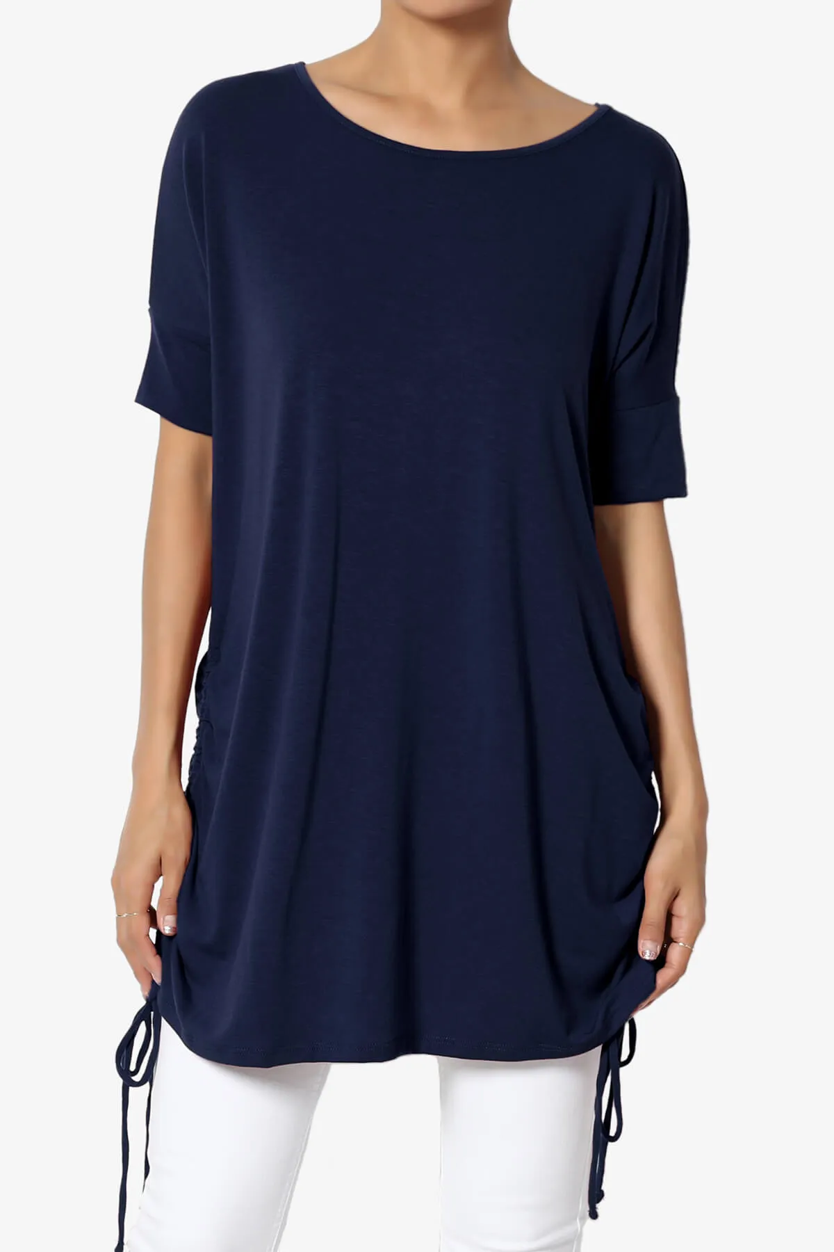 Selenna Jersey Ruched Top PLUS