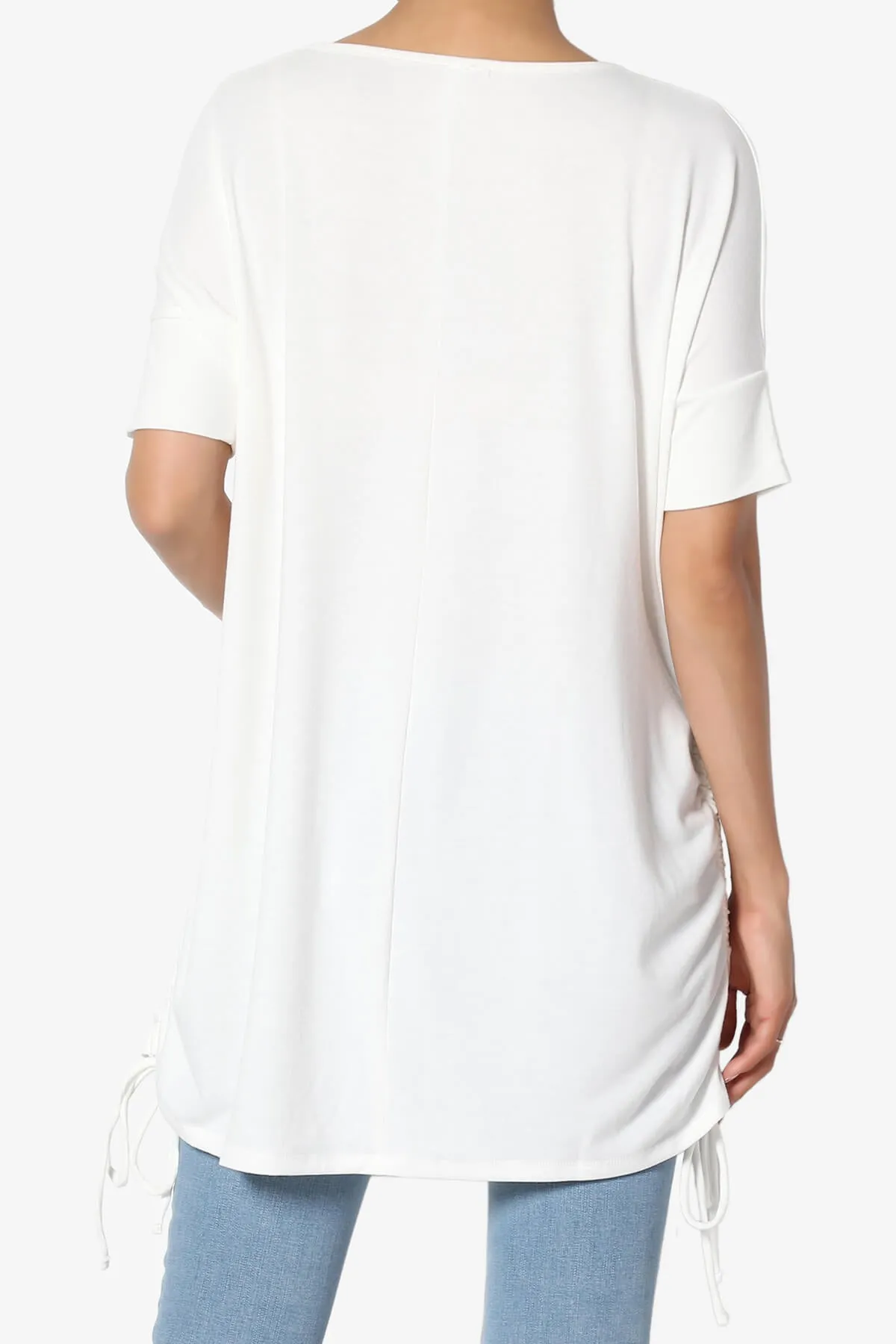 Selenna Jersey Ruched Top PLUS