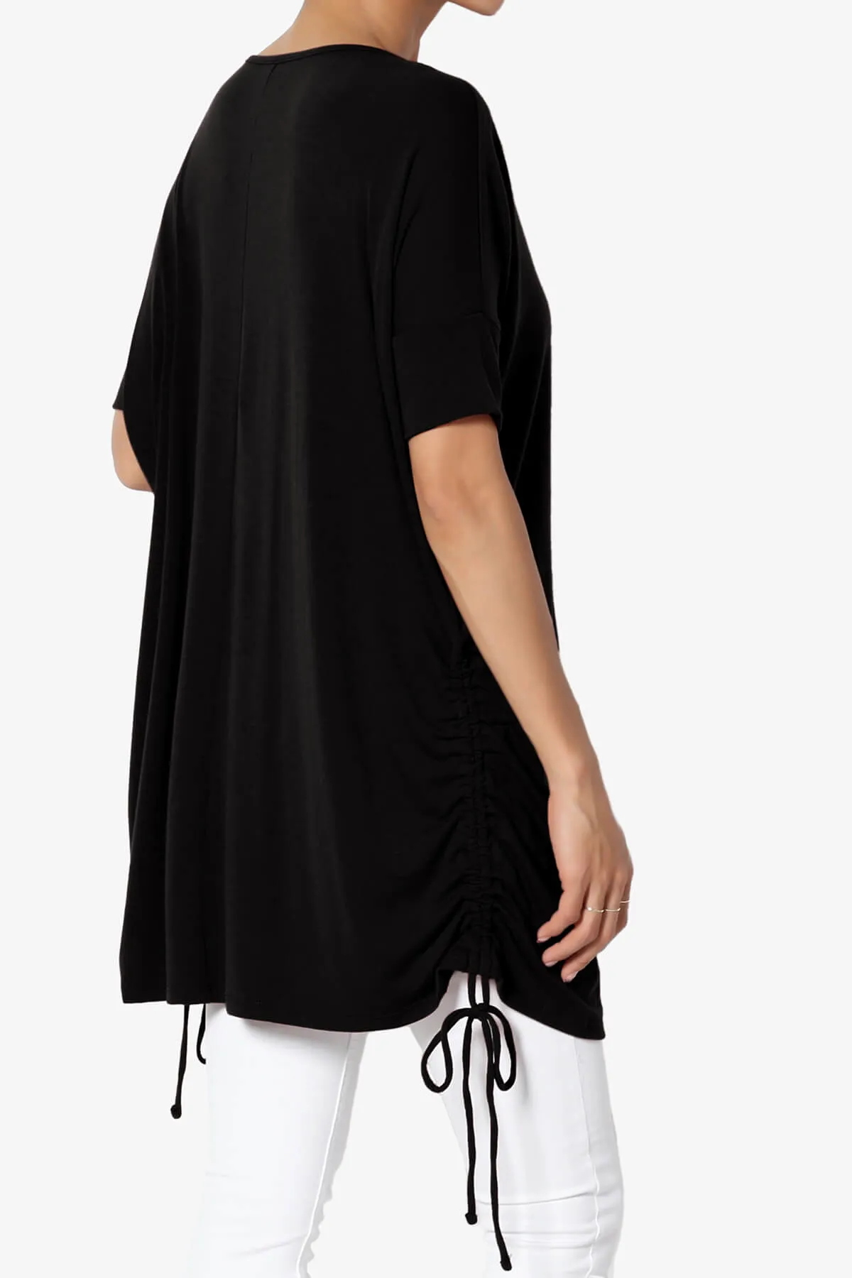 Selenna Jersey Ruched Top PLUS
