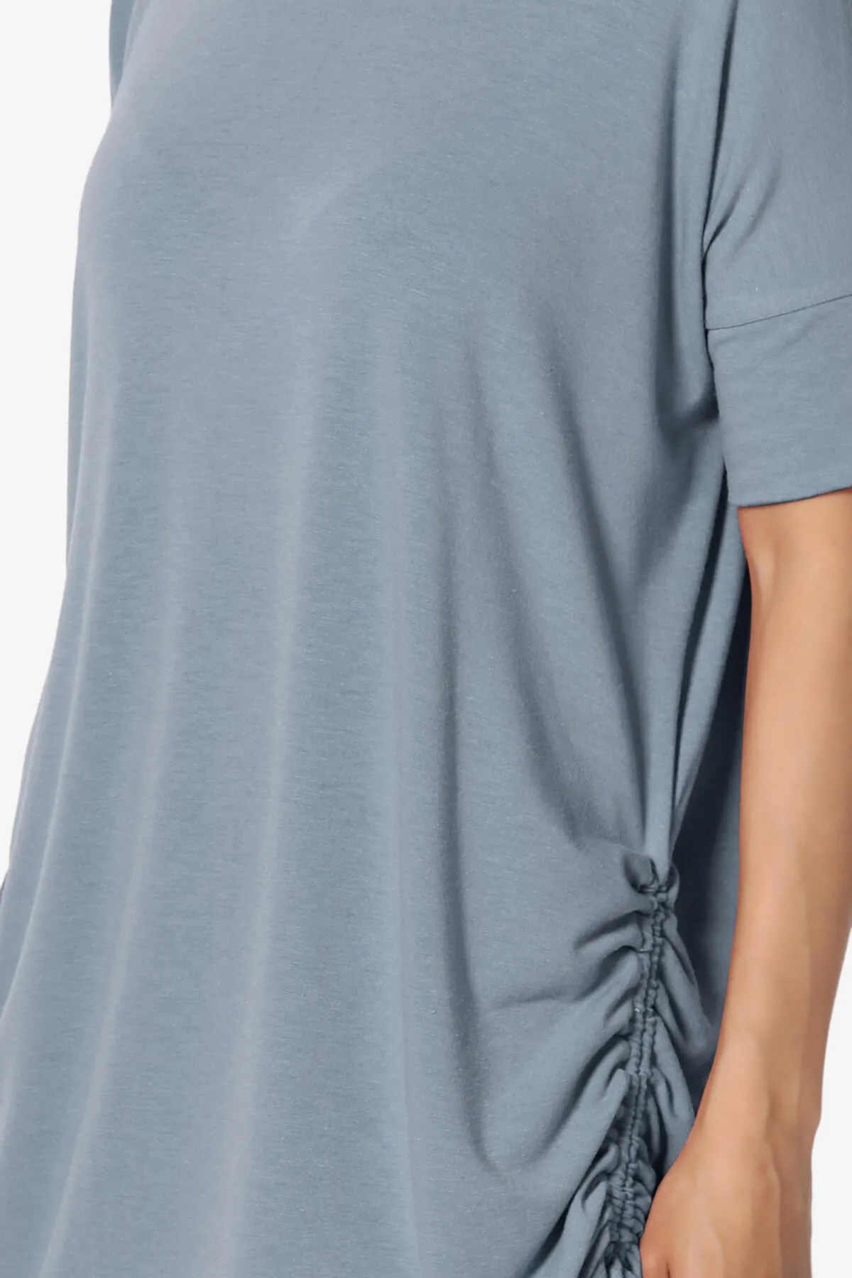 Selenna Jersey Ruched Top PLUS