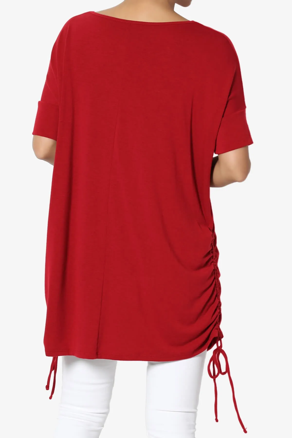 Selenna Jersey Ruched Top PLUS