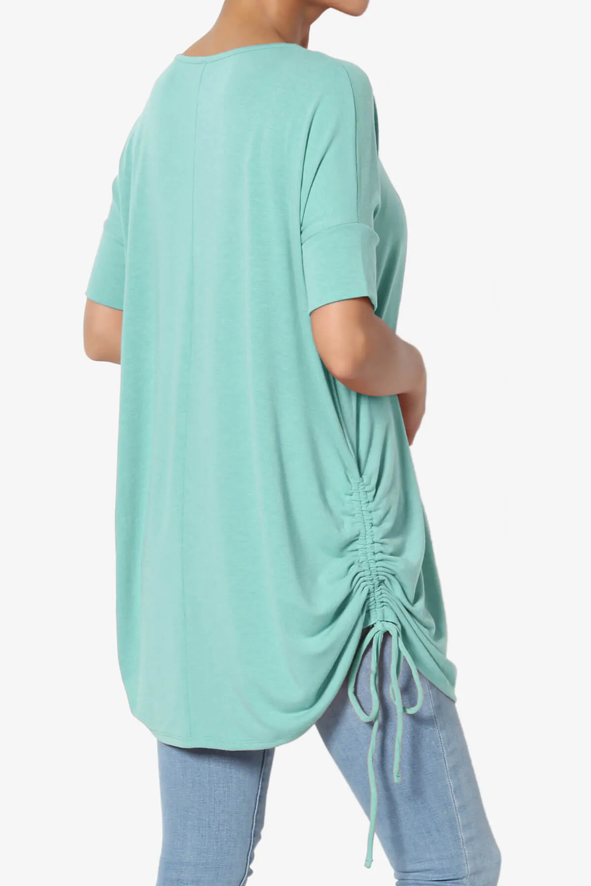 Selenna Jersey Ruched Top PLUS