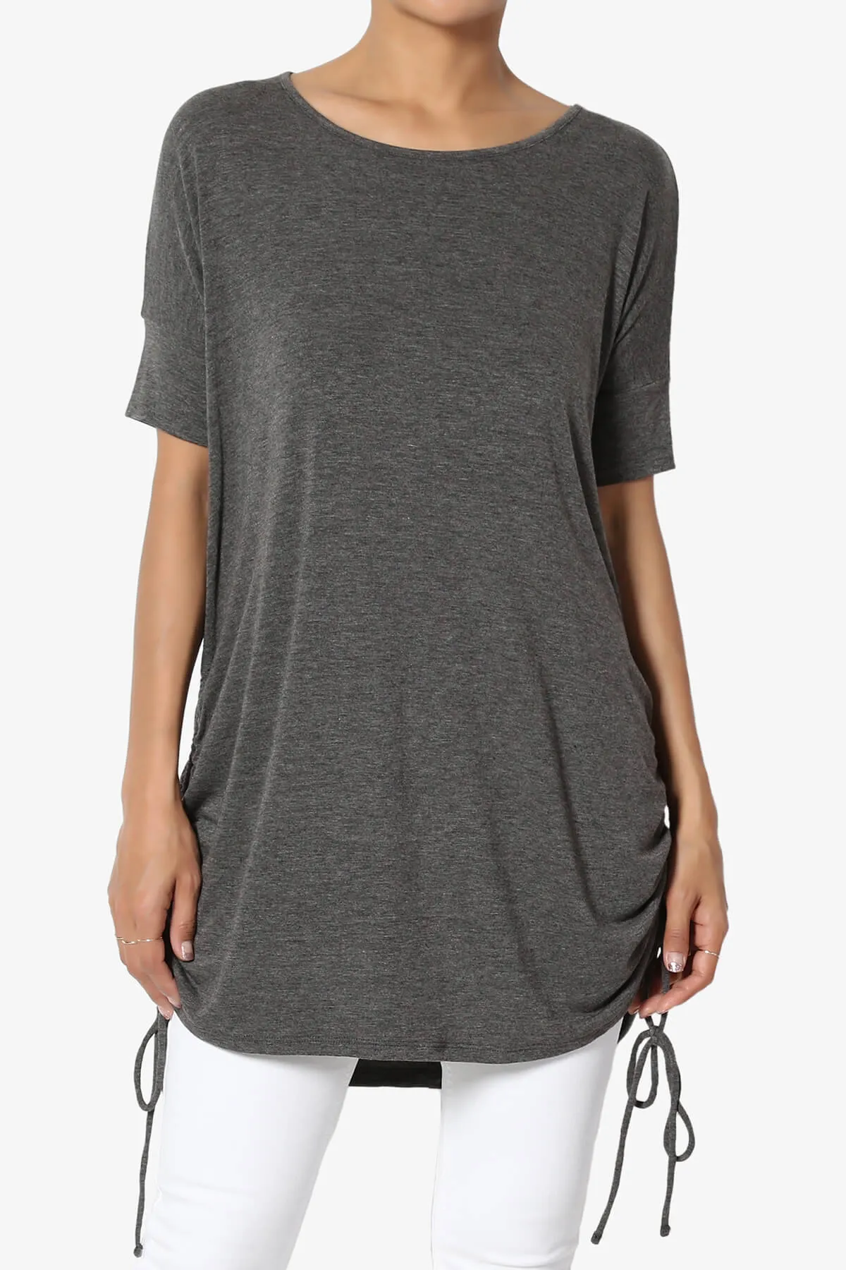 Selenna Jersey Ruched Top PLUS