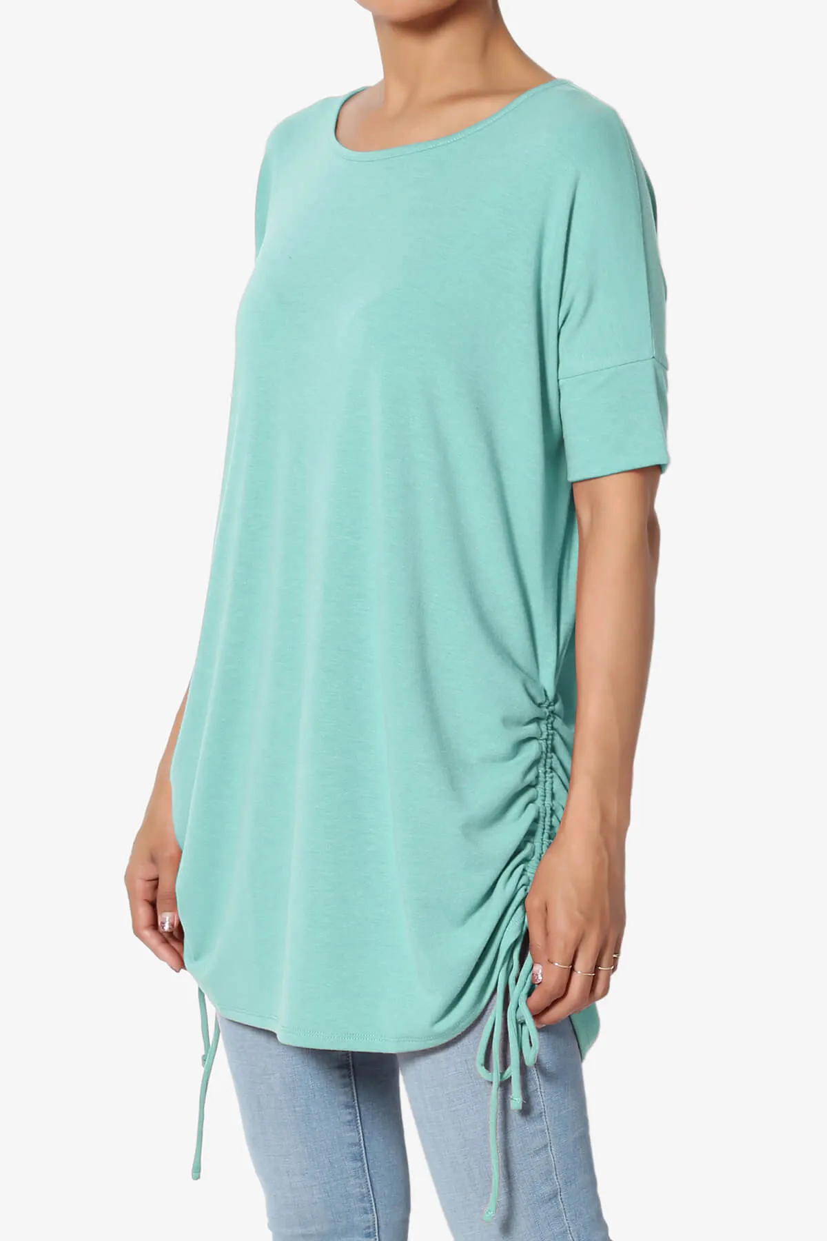 Selenna Jersey Ruched Top PLUS