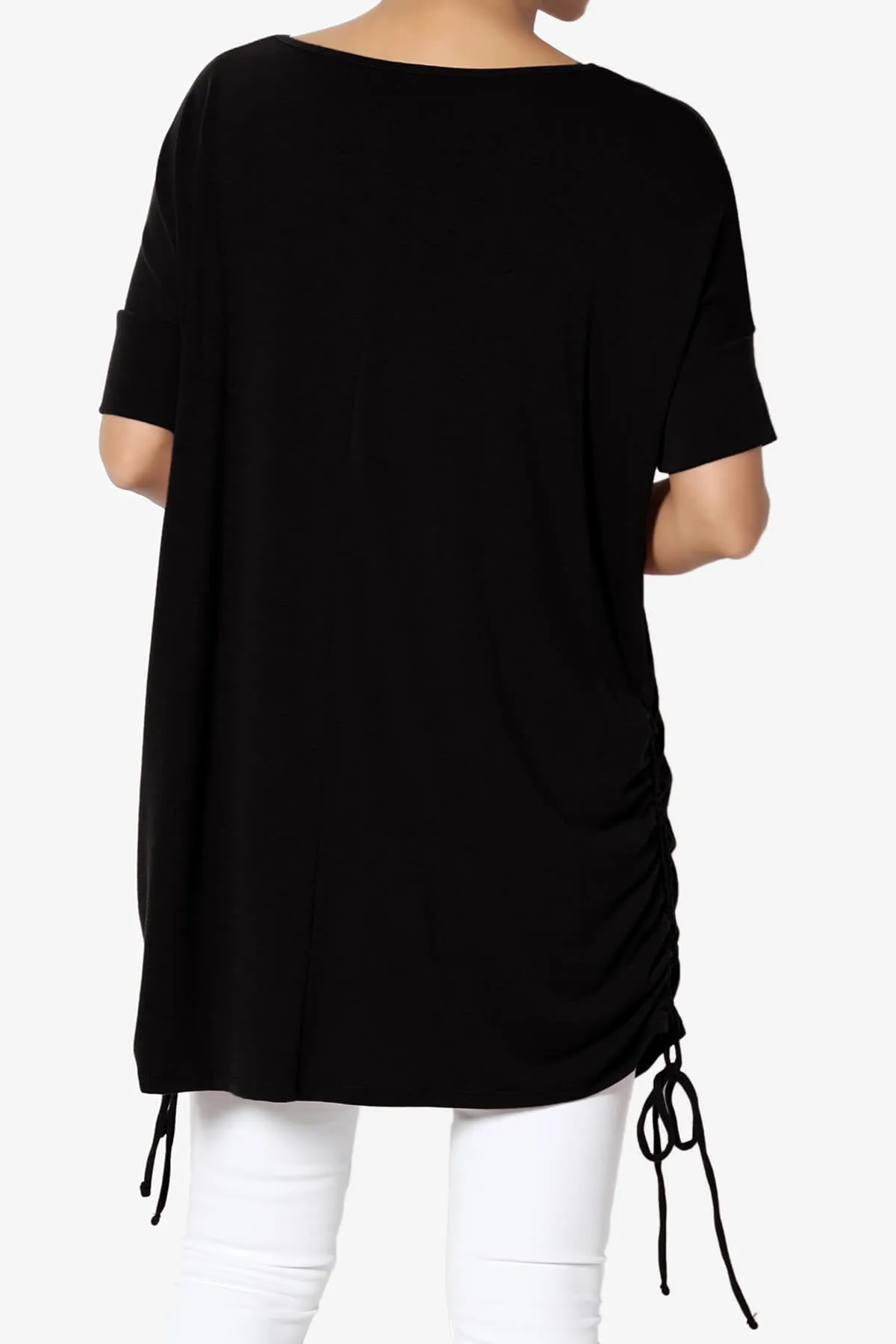 Selenna Jersey Ruched Top PLUS